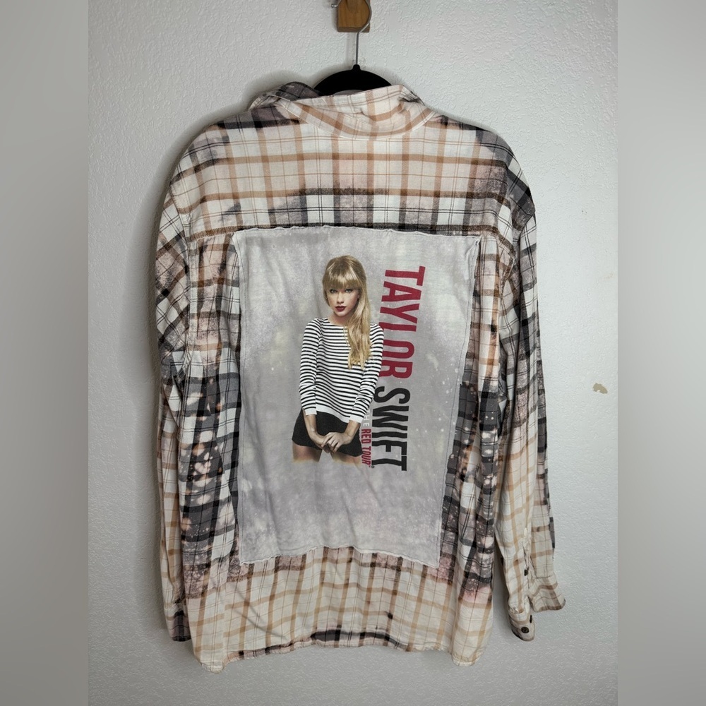 Taylor Swift Red Era Plaid Shirt
